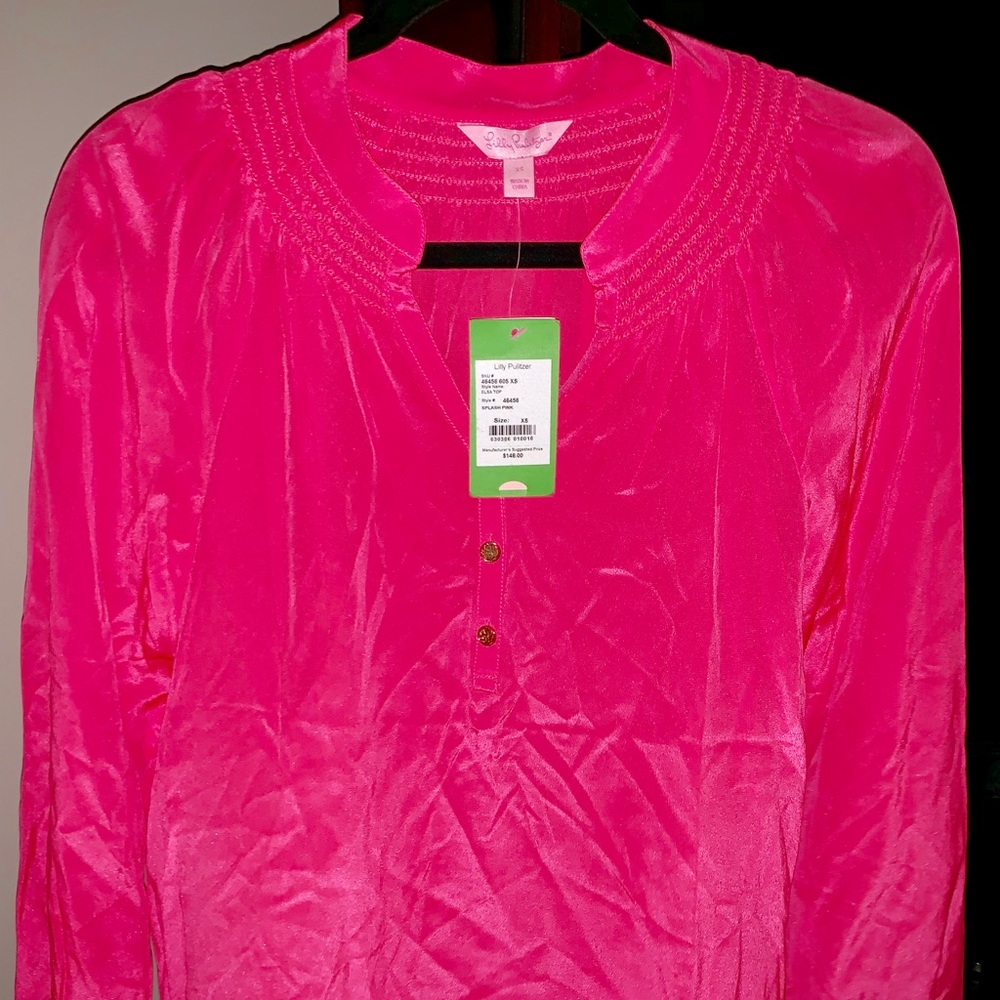 Lilly Pulitzer Elsa Blouse Size XS